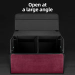 Car Trunk Organizer – Large Capacity Suede Foldable Storage Box (3 Sizes, 10 Colors) close-up view