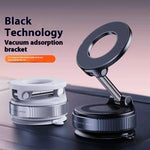 Strong Magnetic Car Phone Holder Foldable Design 360° Adjustable Vacuum Mount for Car alternate view