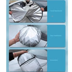 Car Windshield Sun Shade UV Protector Foldable lifestyle view