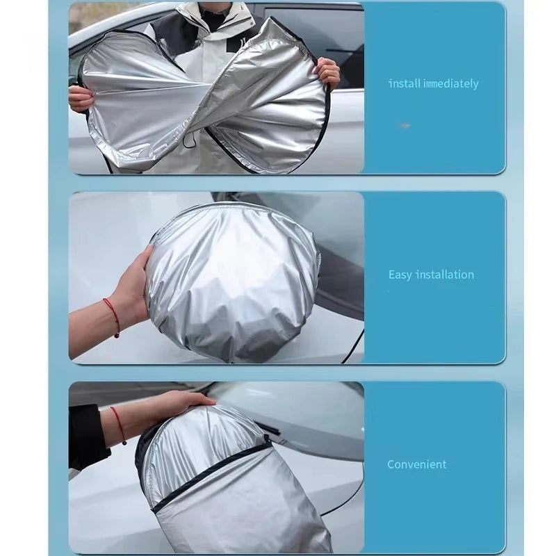 Car Windshield Sun Shade UV Protector Foldable lifestyle view