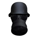 Gas Mask Trailer Hitch Cover | Unique Rust-Proof Helmet Plug for Receiver Tube lifestyle view