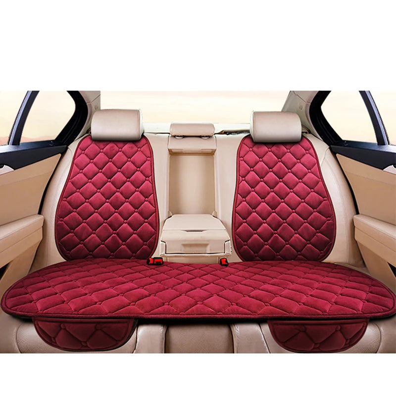 Car Seat Cushion Universal Winter Warm Rear Seat Cover additional angle