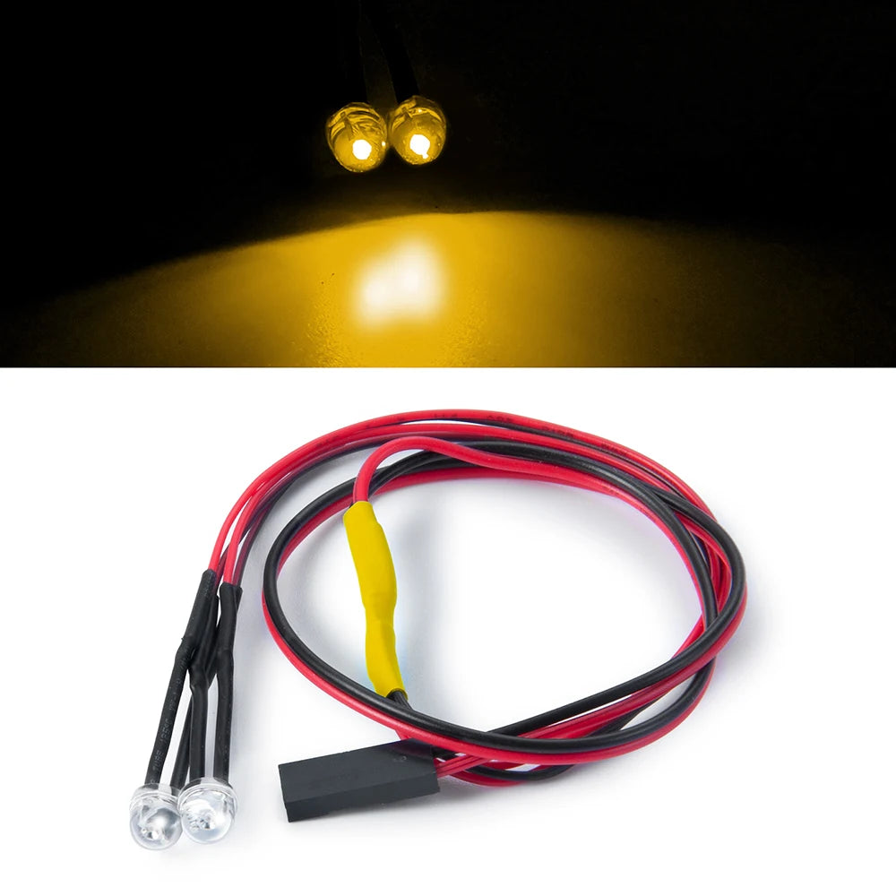 RC Car LED Lights 1/10 Crawler Headlight Axial SCX10II 90046 lifestyle view