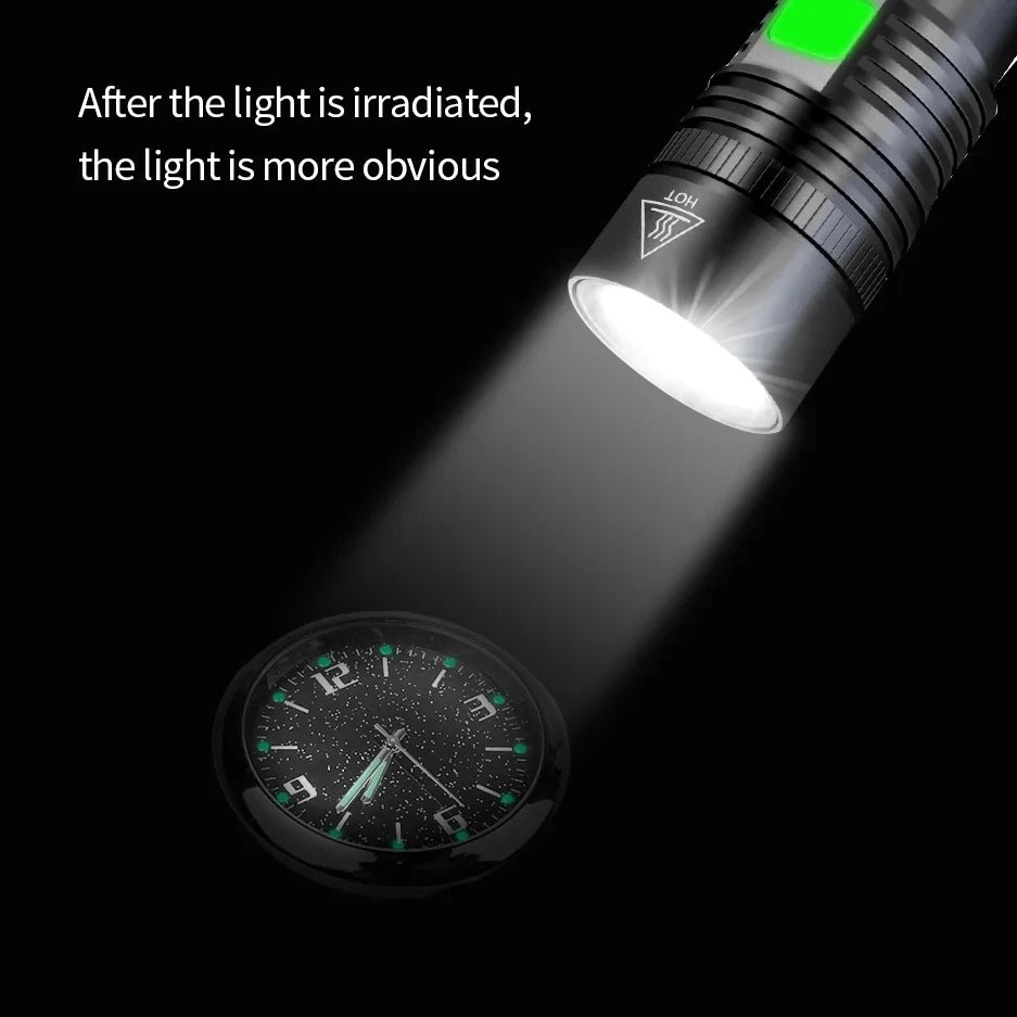 Luminous Car Clock Air Outlet Mini Quartz Clock with Clip | Auto Ornament Waterproof lifestyle view