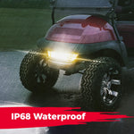 Golf Cart Upgrade Street Legal Headlight Kits Brake Turn Signal Tail Light Horn for C alternate view
