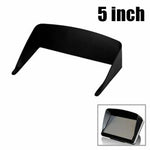 Parts GPS Navigator Sun Shade Glare Car Fittings Replacement Vehicle Visor Shield 5inch Accessories Auto Black