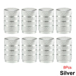 Aluminum Tire Valve Caps | Dustproof Universal Stem Covers for Cars, Bikes, Trucks, Mo close-up view