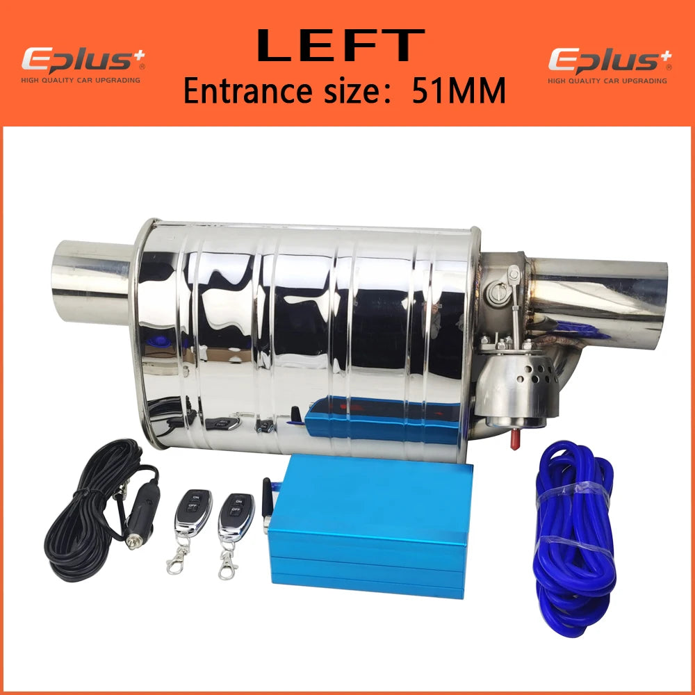 EPLUS Stainless Steel Remote Control Exhaust Vacuum Valve | Variable Silencer for Uni alternate view