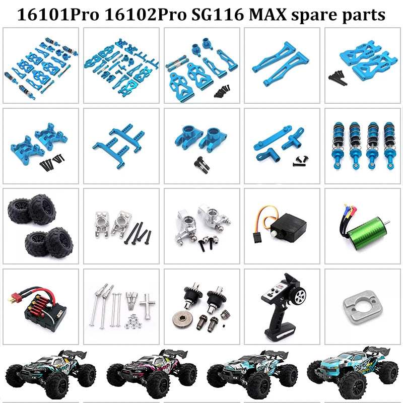 1:16 Metal Drive Shaft Gear for 4WD RC Car