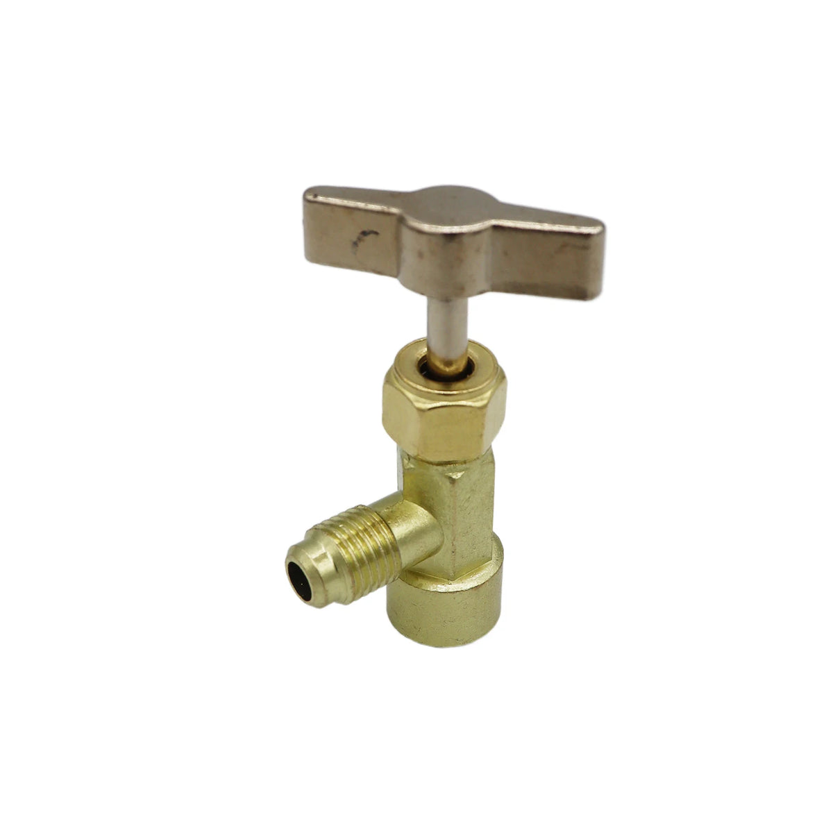 1/4 Thread Adapter R-134a Refrigerant Can Dispensing Bottle Tap Opener Valve 60*35mm Car Air Conditi
