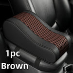 Thick Mesh Curved Car Center Console 7cm Heightening Pad Armrest Protection Pad with Storage and Comfortable Driving Interior