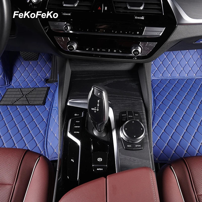 Custom Car Floor Mats For Honda Accord Auto Carpets Foot Coche Accessorie close-up view