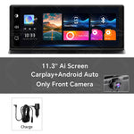 K2 Pro 11.3" Dash Cam 4K 2160P Car DVR Recording Carplay & Android Auto Wireless Conn alternate view