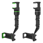 Car Rearview Mirror Phone Bracket Telescopic Quick Release Plastic additional angle