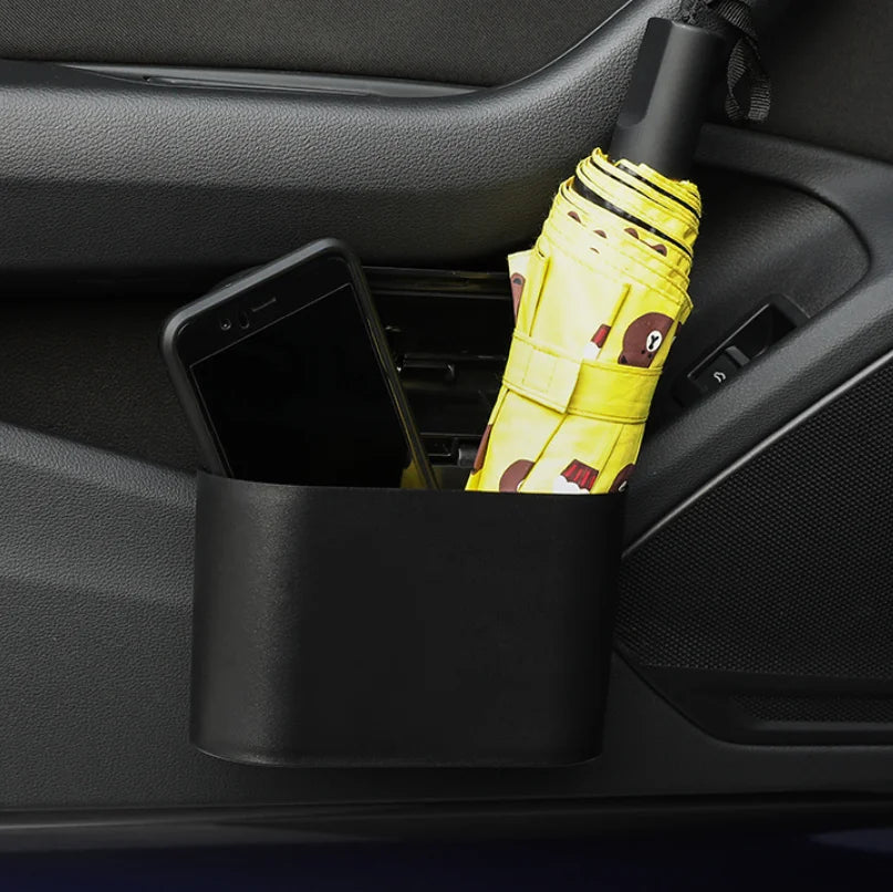 Car Trash Can with Lid Universal Vehicle Mini Leakproof Garbage Bin Car Organizer Storag detail view
