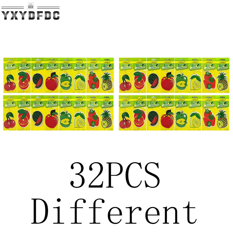 Fruit Car Air Freshener | Natural Aromatherapy Tea Paper Hanging Perfume additional angle