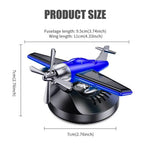 Solar Powered Car Air Freshener Helicopter | Rotating Aromatherapy Decor for Interi additional angle