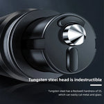 Car Emergency Glass Window Breaker Seat Belt Cutter Hammer close-up view