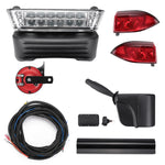 Golf Cart Upgrade Street Legal Headlight Kits Brake Turn Signal Tail Light Horn for C alternate view