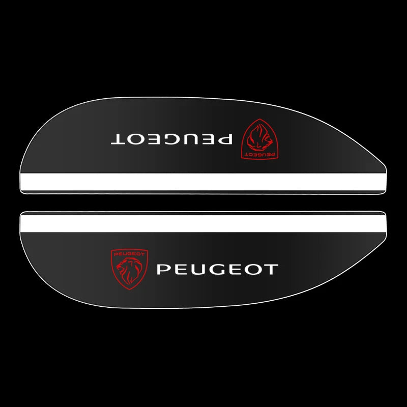 Transparent Car Side Mirror Rain Guard Visor | Snow Guard for Peugeot 107 206 207 208 alternate view