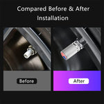4Pcs American Flag Car Valve Stem Caps | Universal Tire Dust Caps for Cars, SUVs, T additional angle