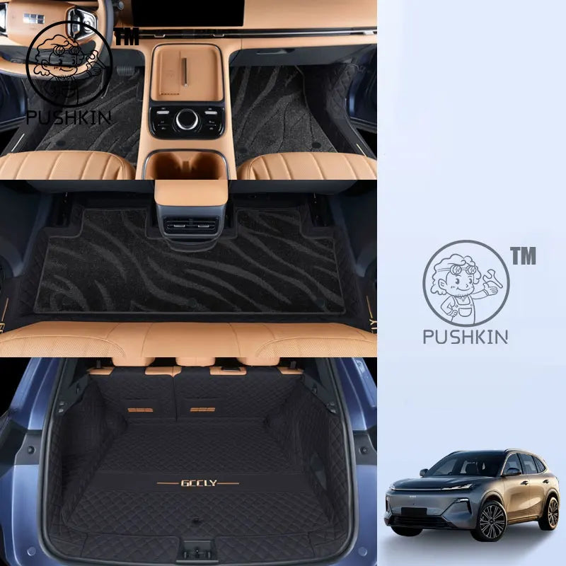 For Geely Galaxy Starship 7 Geely EX5 EM-i Belgee X80 Car Floor Mats Carpets Auto Interior Accessories Styling Decorative Parts