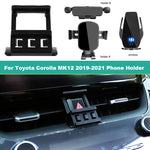 Car Mobile Phone Holder For Toyota Corolla MK12 2019-2021 Mounts Wireless Charging Dedicated Fixed Base Accessories