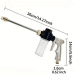 High-Pressure Car Cleaning Water Gun | 3/4 Inch Garden Hose Nozzle with Long Handle alternate view