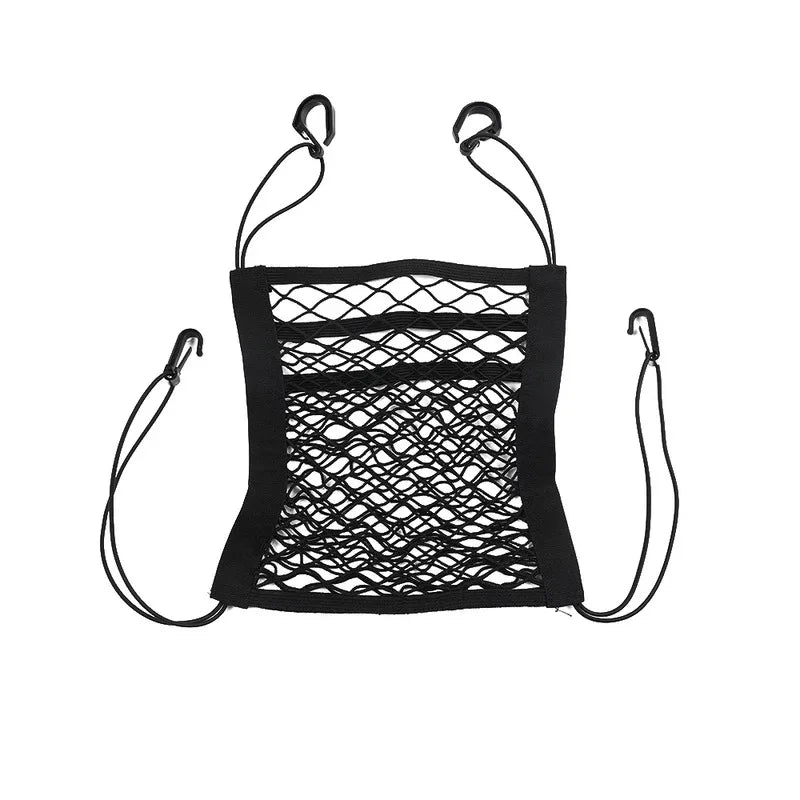 Car Storage Net Bag Between Seats Car Divider Child Safety Net Pet Barrier Elastic Ex alternate view