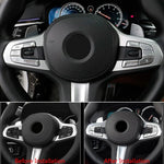 Chrome Car Steering Wheel Switch Button Cover Trim For BMW 5 X3 G30 G38 G01 2018-2022 In detail view
