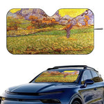 Starry Night Van Gogh Art Windshield Sun Shade | Car SUV Truck Front Window Protector lifestyle view