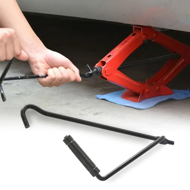 Sturdy Folding Scissor Jack Rocker Handle Auto Parts Universal Lifting Tool 10X21CM f alternate view
