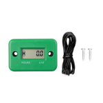 LCD Digital Tach Hour Meter | Waterproof Hour Counter for ATV Motorcycle Boat Generato close-up view