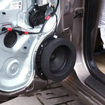 2pcs 6.5" Universal Car Door Soundproof Cotton Speaker Bass Ring Foam Woofer Pad No additional angle
