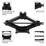 1.5T car jacks Manual Lift Jack Car Repair Tool Lifting Tool with Labor-saving Ratchet close-up view