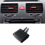 New 1pc Car Dash Front AC Air Outlet Vent Grill Slide Adjust Clip Trim For VW Golf 5 MK5 GTI Jetta A5 MK5 R32 Sagitar 2006-2011