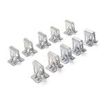 10-50PCS Metal Retainer Clip Car Center Console Metal Fixing Clips DVD Base Interior Buckle U Iron Clamps Instrument Panel Clip
