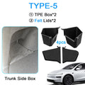 Tesmayx Model Y Juniper Trunk Organizer | TPE Cargo Storage Bins for 2025 2026 Tesla detail view