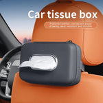 Premium Leather Car Tissue Holder Seat Back Hanging Napkin Dispenser for Armrest Univ alternate view