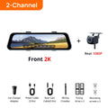 70mai Rearview Dash Cam S410 9.35 Inch Touch Screen Dual-channel Record HDR 1440P 138 FOV 70mai Car DVR S410 Supercapatior