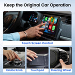 CarlinKit Baidu Carlife Wired to CarPlay Android Auto Adapter 2-In-1 Wireless Car Nav lifestyle view