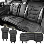 AUTOMECHANIST Car Seat Cover Front Rear Seat Cushion Protector Nappa Leather Soft Seat Mat Universal
