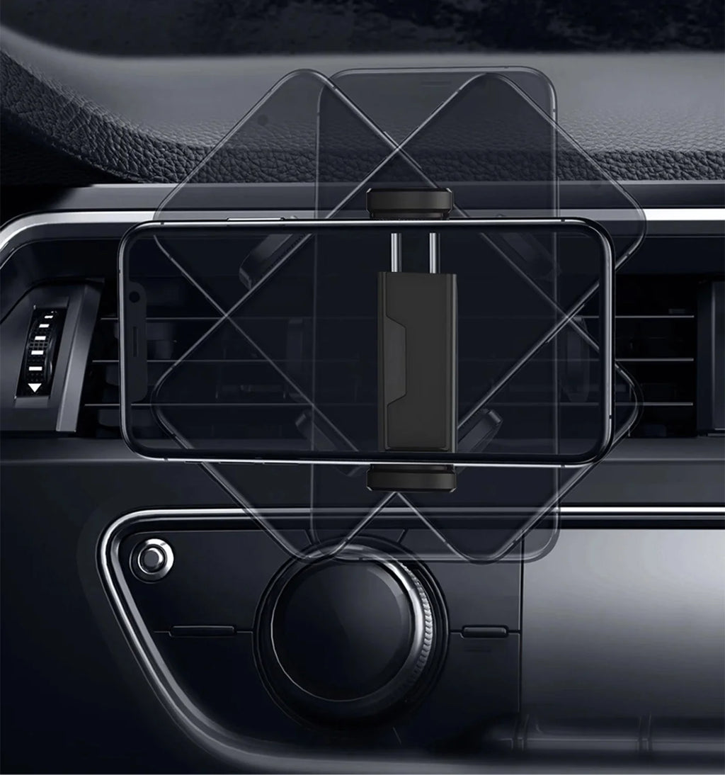 2025 Car Phone Holder | Universal Air Vent Mount for Mobile Phone close-up view