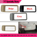 Kamshing Car Inside Sun Visor Mirror Cover Frame For BMW E90 320 323 325 330 335 X1 X3 E84 F25 Sunvisor Frame