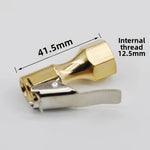 Car Tire Air Chuck Inflator Pump Valve Connector | Clip-on Adapter for Tyre Wheel lifestyle view