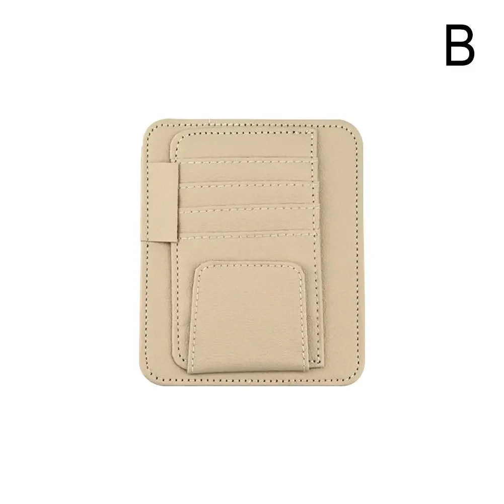 Sun Visor Organizer with Sunglasses Holder