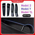 Door Side Storage Box and Trash Can for 2025 2026 Tesla Model 3 Y Juniper Model YL Accessories Door