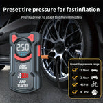 PAIVIROKU 5-in-1 Jump Starter with Air Pump 3000A Peak Starter Box 150PSI Battery Pack with Digital Tire Inflator Car Battery Jump Starter