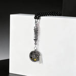 metal Car Mirror Rearview Pendant Auto Interior Decor Pendants Aluminum Wheel With Sh alternate view