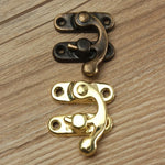 4pcs Box Toggle Latch Hasp Hook Lock Closure for Wooden Jewelry Chest Gift Wine Case L close-up view